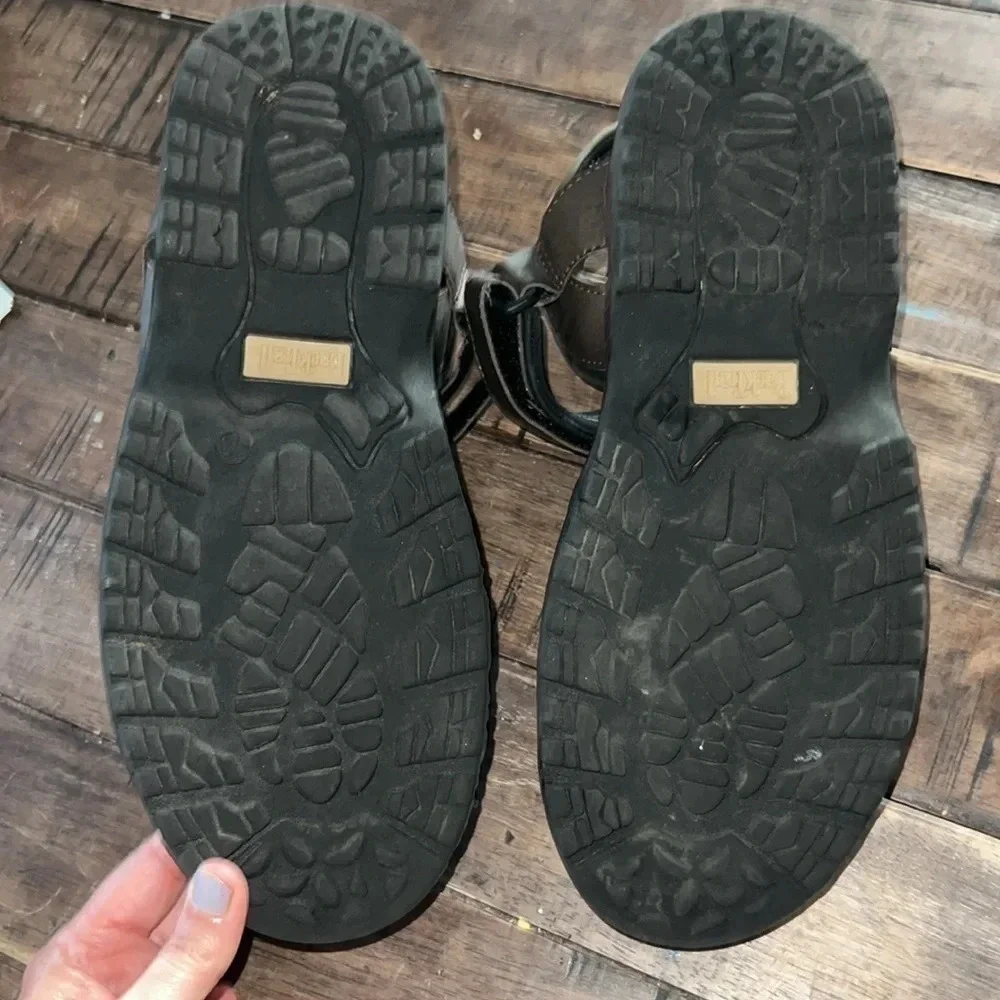 Men’s Size 10 Backtrails Sports Hiking Sandals with Adjustable Ankle Support